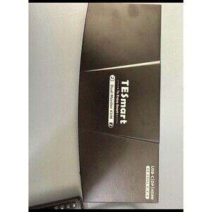 TESmart Dual Monitor KVM Switch Box USB-C HDMI DP EDID Docking Station USB 3.0
